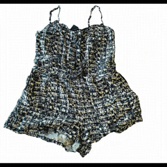 Eye candy Spaghetti strap romper shorts small EUC - Picture 1 of 5